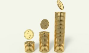 A group of coins