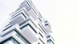 White concrete building